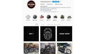 Harley-Davidson su Instagram