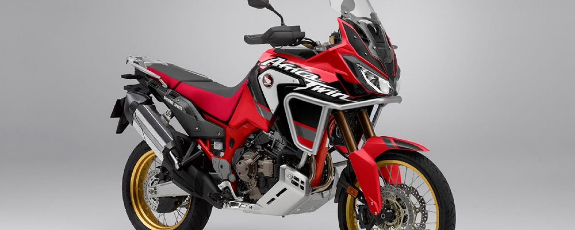 Honda Africa Twin 2020 motore 1 100  cc e potenza oltre 