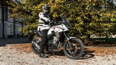 Honda CB500X 2021: l'abbigliamento della prova