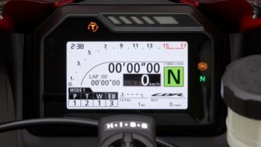  Honda CBR600RR 2021: il display tft