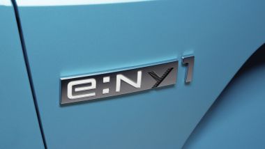 Honda e:Ny1, la versione elettrica di HR-V: il logo dell'auto