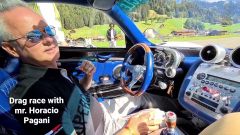 Drag race: Horacio Pagani su Zonda F vs Porsche Carrera GT