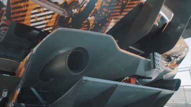 Hypercar Lamborghini Squadra Corse: dettaglio del diffusore posteriore