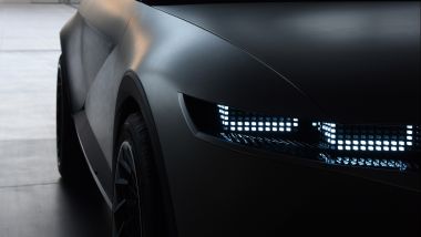 Hyundai 45 EV Concept 2019, dettaglio del gruppo ottico anteriore
