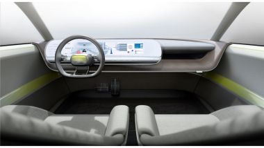 Hyundai 45 EV Concept 2019, gli interni: si noti la plancia sospesa