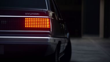 Hyundai Grandeur Restomod: i gruppi ottici posteriori a pixel