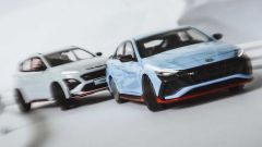 Hyundai, i modellini in metallo del SUV Kona N e della berlina Elantra N
