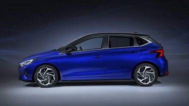Hyundai i20 2020: visuale laterale