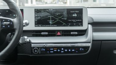 Hyundai Ioniq 5, lo schermo da 12,3'' dell'infotainment