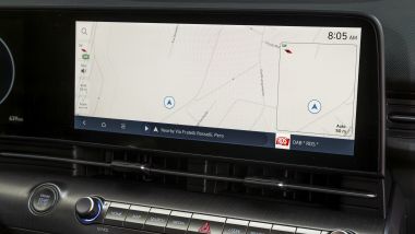 Hyundai Kona Hybrid: dettaglio schermo