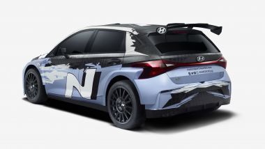 Hyundai, la nuova i20 N Rally2 | Vista 3/4 posteriore