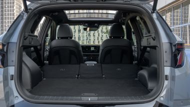 Hyundai Tucson e Santa Fe PHEV: il baule della Tucson va da 558 a 1.721 litri
