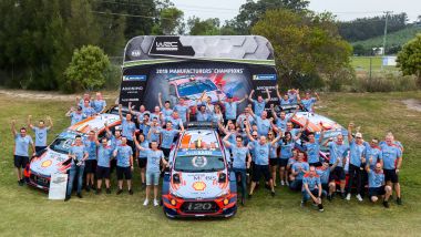 Hyundai WRC, la festa della casa coreana per il titolo costruttori