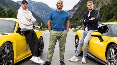 I tre presentatori di Top Gear