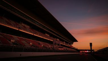 Il Circuit de Catalunya al Montmelò (Barcellona, Spagna) durante i test di F1 2020