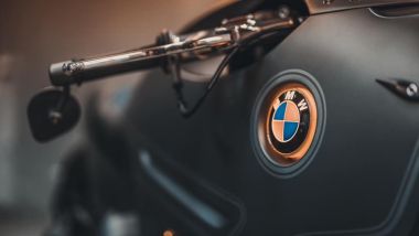 Il logo BMW della R nineT Special by Zillers Custom Garage