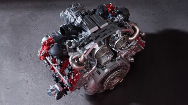 Il motore della Ferrari 296 Challenge