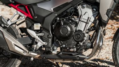 Il motore Euro5 della Honda CB500X 2021