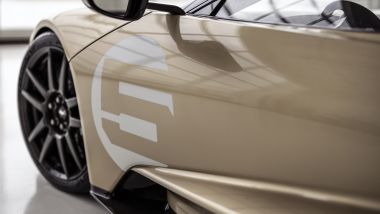 Il numero di gara sulla fiancata di Ford GT Holman Moody 2022