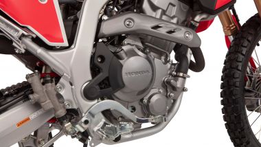 Il nuovo motore Euro5 presente sulle Honda CRF300 L e CRF300 Rally 2021