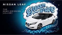 Nissan LEAF Dream Drive: per far dormire i bimbi in auto