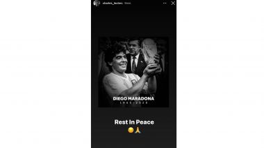 Il tributo a Maradona di Charles Leclerc
