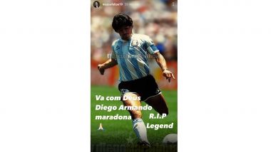 Il tributo a Maradona di Felipe Massa