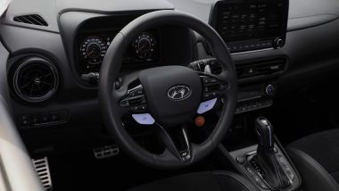 Il volante della Hyundai Kona N