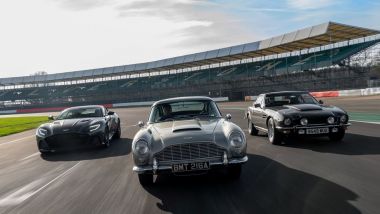 In pista le Aston Martin di 007: No Time To Die