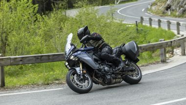 In sella alla Yamaha Tracer 9 GT+ Y-AMT 2025