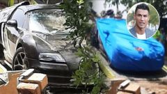 Foto incidente Bugatti Veyron Grand Sport Vitesse di Ronaldo