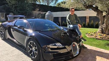 Incidente Bugatti Veyron Grand Sport Vitesse: guardia del corpo di CR7 disfa la hypercar