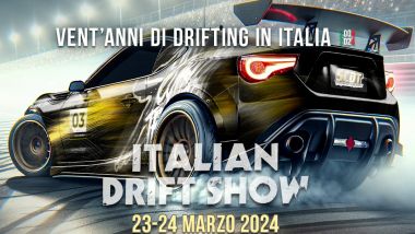Italian Drift Show di Solo Curve di Traverso: la locandina dell'evento