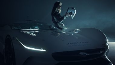 Jaguar GT SV: un'immagine del prototipo in scala 1:1