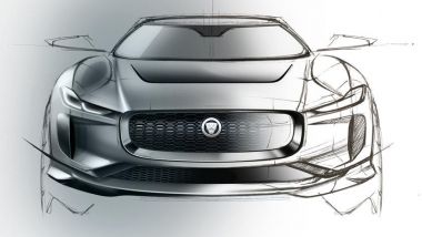 Jaguar J-Pace: il design appuntito riprende alcuni dettagli della i-Pace