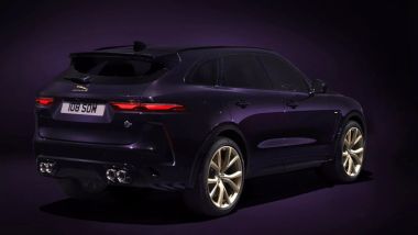 Jaguar: l'ultimo modello costruito con motore a combustione &egrave; il SUV F-Pace SVR
