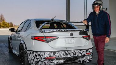 Jean-Philippe Imparato prova la Giulia GTAm: il CEO Alfa Romeo dopo il test a Balocco