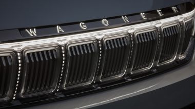 Jeep Grand Wagoneer Concept, la griglia anteriore
