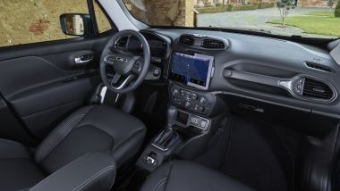 Jeep Renegade e-Hybrid 2024, gli interni