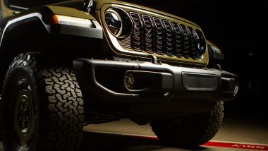 Jeep Wrangler 4xe Willys '41, i paraurti sono in acciaio