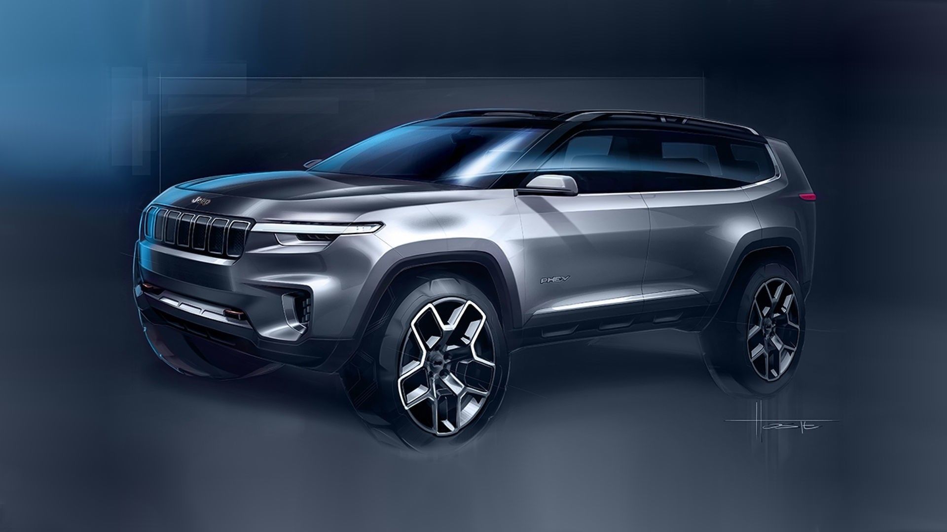Jeep Yuntu concept, i primi teaser: arriva un SUV a 7 posti?.