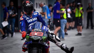 Jorge Lorenzo (Yamaha) durante i test ufficiali MotoGP di Sepang