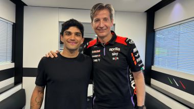 Jorge Martin e Massimo Rivola, lo spagnolo firma per Aprilia nel 2025