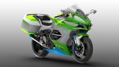 Kawasaki: a EICMA la moto a idrogeno col motore della Ninja H2