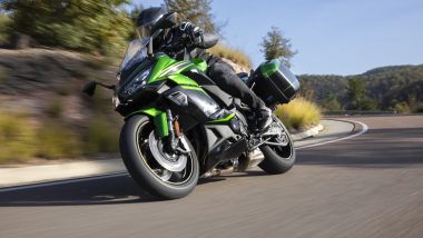 Kawasaki Ninja 1100SX SE: uno scatto della prova