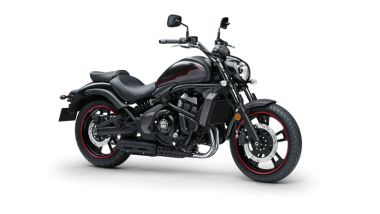 Kawasaki Vulcan S 2025 in nero-rosso