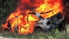 Ken Block paura per l'incidente con l'auto in fiamme al Rally 