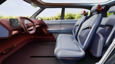 Kia Concept EV2, i sedili posteriori si ripiegano