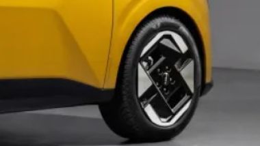 Kia EV1: dalle immagini di Auto Express un dettaglio sui cerchi in lega leggera aerodinamici