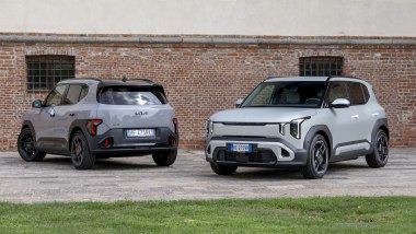 Kia EV2 Long Range e Kia Open Lab: il design ''boxy'' del compatto B-SUV elettrico